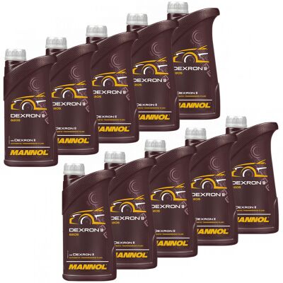 MANNOL Automatic Plus ATF Dexron 3 – 10 Liter Automatikgetriebeöl + Abfüllschlauch