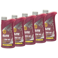 MANNOL Engineoil Engine oil ELITE 5W40 5 X 1 liters buy online by MVH,  30,95 €