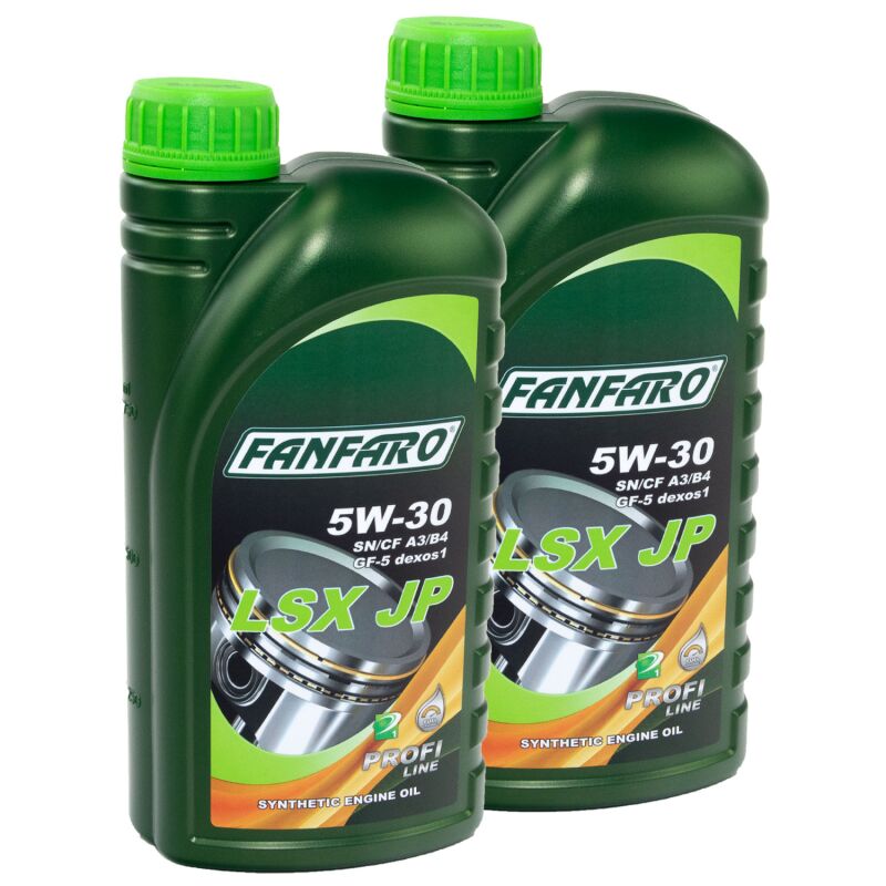 FANFARO Motoröl 5W30 LSX JP API SN 2 X 1 Liter online im MVH Shop kau ...