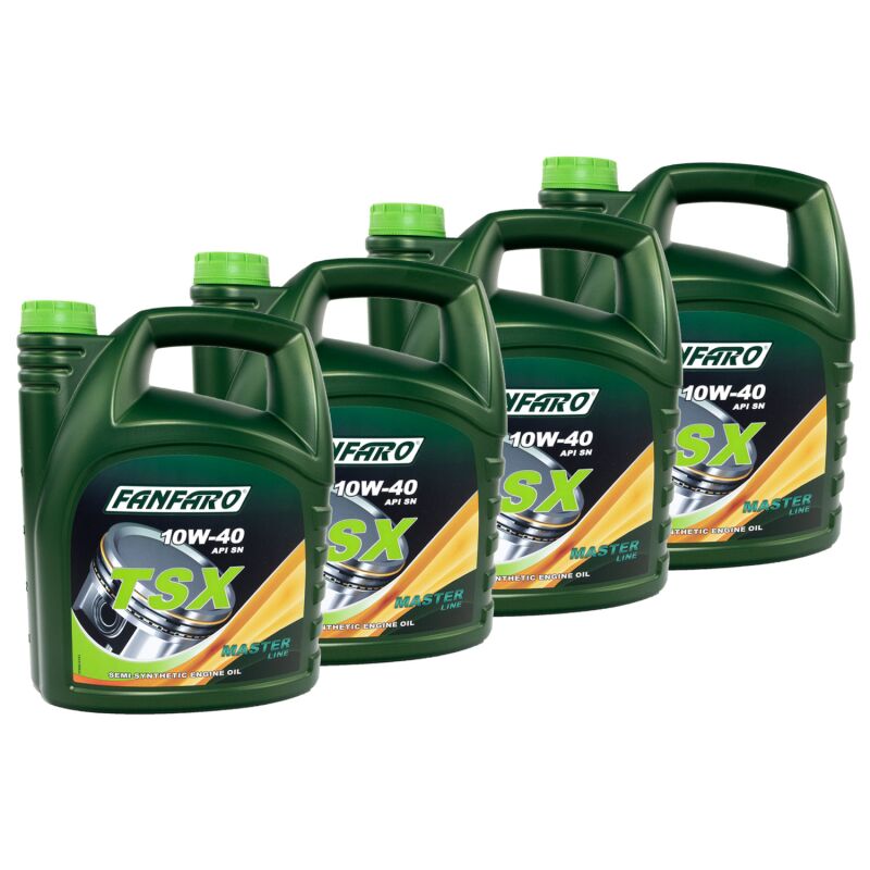 FANFARO Motoröl 10W40 TSX API SN 4 X 5 Liter online im MVH Shop kaufe ...