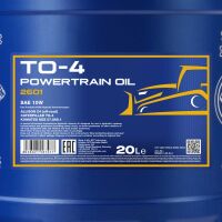 MANNOL TO-4 Powertrain Oil SAE 10W Caterpillar 20 Liter mit Ausgießer