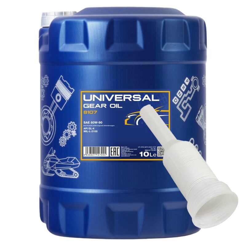 MANNOL Gear Oil Universal API GL 4 80W-90 10 liters with spout buy on ...