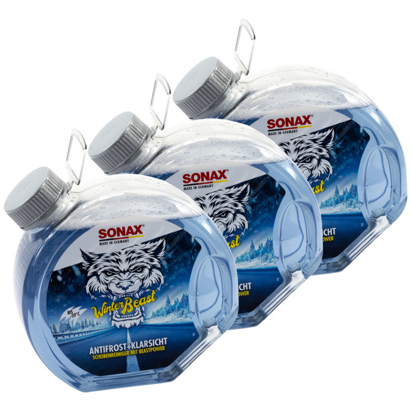 SONAX Anti Freeze Clear WinterBeast -20°C 3 X 3 liters buy online