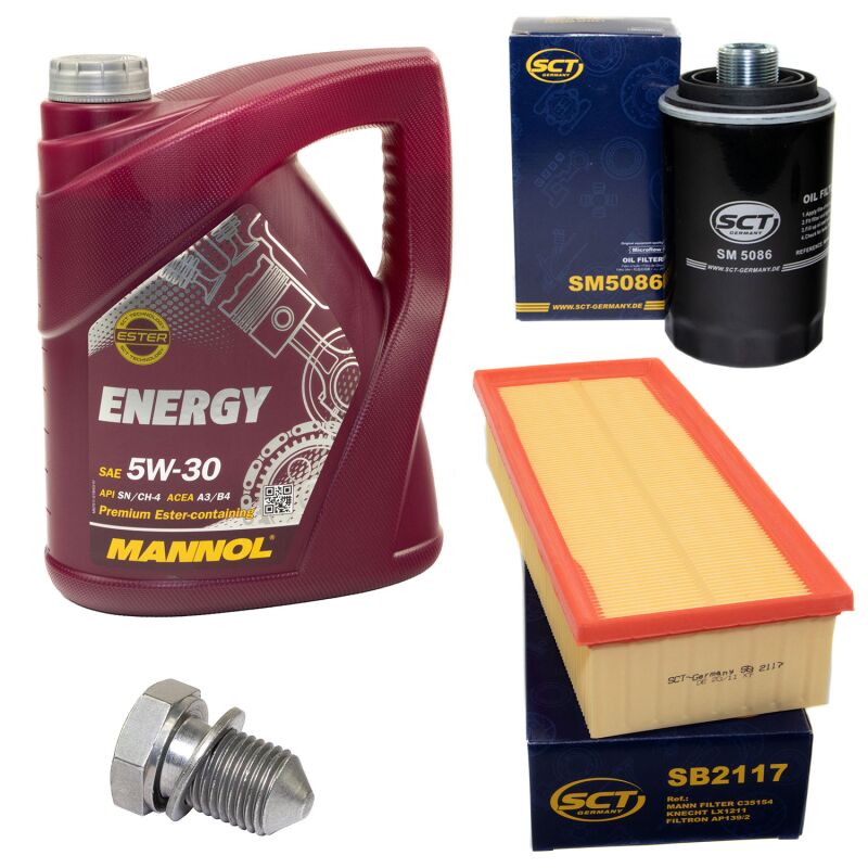 Engineoil 5W30 5 liters oil filter Oildrainplug airfilter buy online ...