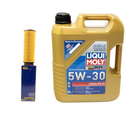 Motoröl Set Longlife III 5W30 5 Liter + Ölfilter SH4105P online im MV,  53,95 €