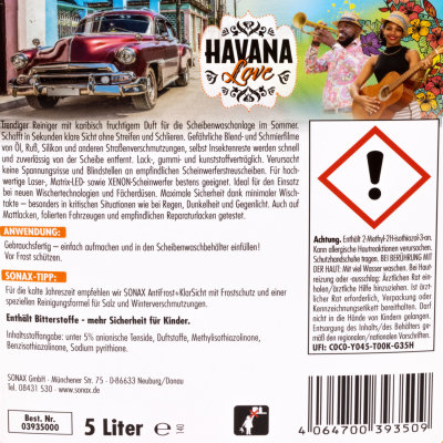SONAX ScheibenReiniger Havana Love