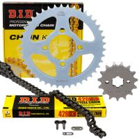 Kettensatz Kettenkit Standardkette DID 428HD 124 Glieder...