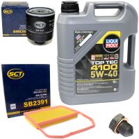 Motoröl Set 5W40 5 Liter + Ölfilter SM836 - Mannol Extreme Mit SCT Filter
