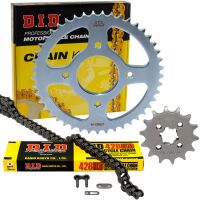 Kettensatz Kettenkit Standardkette DID 428HD 122 Glieder...