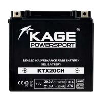 Batterie GEL Starterbatterie KAGE YTX20CH-BS