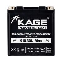 Batterie GEL Starterbatterie KAGE YIX30L-BS