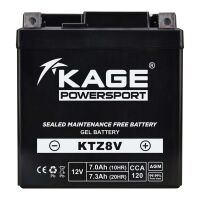 Batterie GEL Starterbatterie KAGE YTZ8V