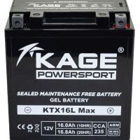 Batterie GEL Starterbatterie KAGE YTX16-BS-1