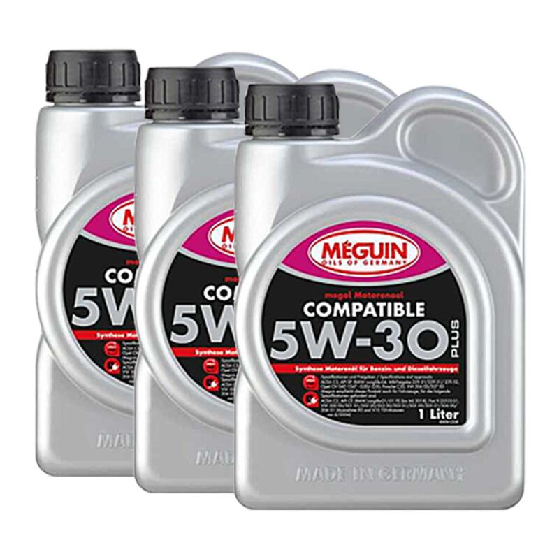 MEGUIN engine oil SAE 5W-30 Plus Meguin 3 X 1 liter buy online at MVH ...