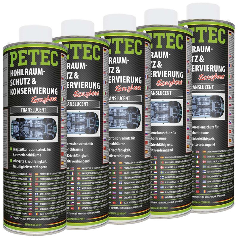 PETEC cavity protection cavity sealant 73510 5 X 1 liter buy at MVH s ...