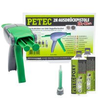 2K Universal Klebstoff transparenter POXY PETEC 98050 2 X...