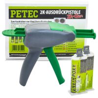 2K Universal Klebstoff transparenter POXY PETEC 98050 2 X...