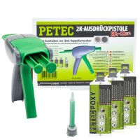 2K Universal Klebstoff transparenter POXY PETEC 98050 3 X...
