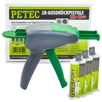 2K Universal Klebstoff transparenter POXY PETEC 98050 3 X...