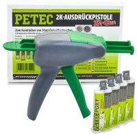 2K Universal Klebstoff transparenter POXY PETEC 98050 4 X...