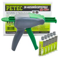 2K Universal Klebstoff transparenter POXY PETEC 98050 5 X...
