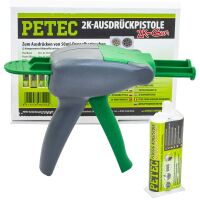 Flüssig Kunstoff 2K Kleber PETEC 98355 50 ml + Pistole
