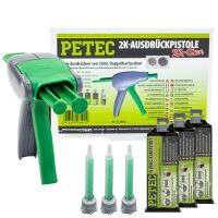 Flüssig Kunstoff 2K Kleber PETEC 98355 3 X 50 ml +...
