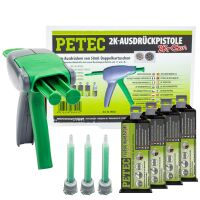 Flüssig Kunstoff 2K Kleber PETEC 98355 4 X 50 ml +...