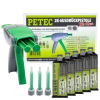 Flüssig Kunstoff 2K Kleber PETEC 98355 5 X 50 ml +...