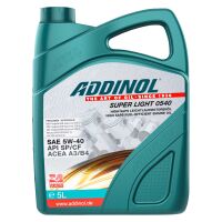 Buy Motor Oil ADDINOL 5W-40 Super Light 0540 5 liters in the MVH Shop ...