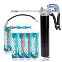 ADDINOL Mehrzweckfett Addilith EP 2 8 X 400 g + Fettpresse