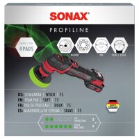 SchaumPad weich 75 Polierschwamm 04926000 SONAX 4 Stück