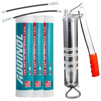 ADDINOL Mehrzweckfett L 2 3 X 400 g + Fettpresse BockTec