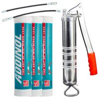 ADDINOL EP Mehrbereichsfett LM 2 EP 3 X 400g + Fettpresse...